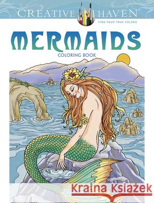 Creative Haven Mermaids Coloring Book