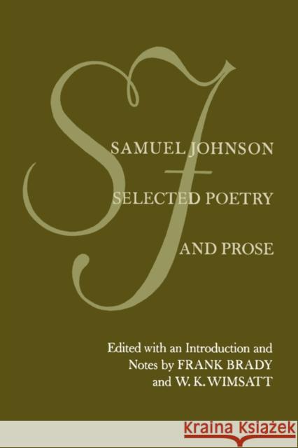 Samuel Johnson: Selected Poetry and Prose
