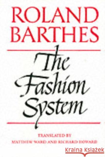 The Fashion System