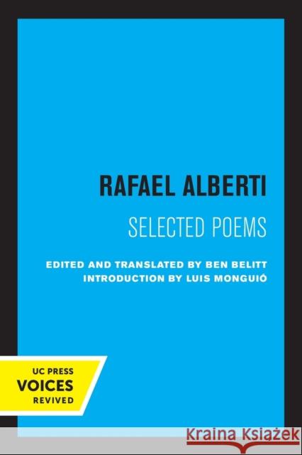 Rafael Alberti: Selected Poems