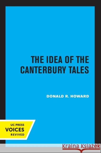 The Idea of the Canterbury Tales
