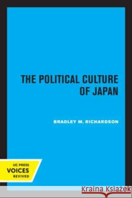 The Political Culture of Japan: Volume 11