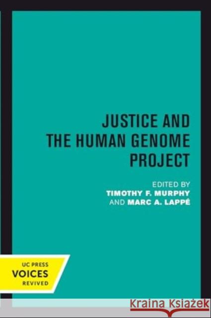 Justice and the Human Genome Project