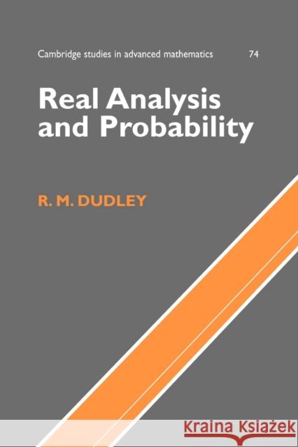 Real Analysis and Probability