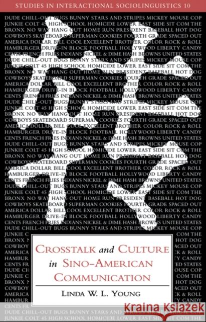 CrossTalk and Culture in Sino-American Communication