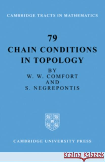 Chain Conditions in Topology