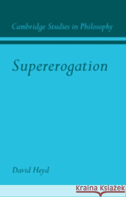 Supererogation