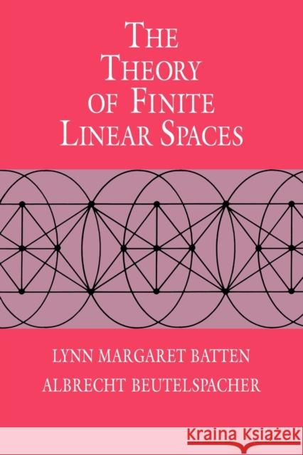 The Theory of Finite Linear Spaces: Combinatorics of Points and Lines