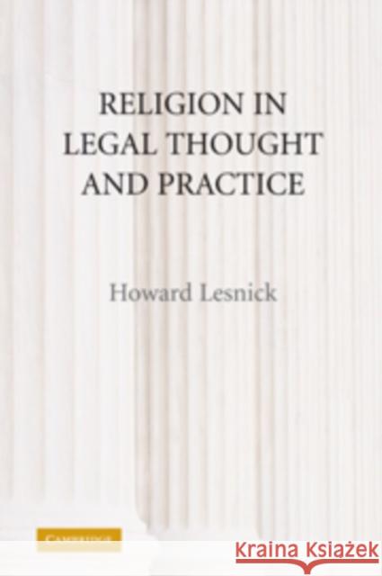Religion in Legal Thought and Practice