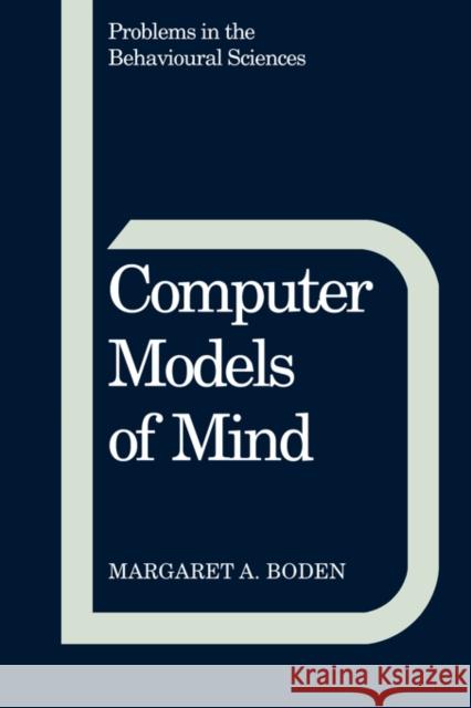 Computer Models of Mind