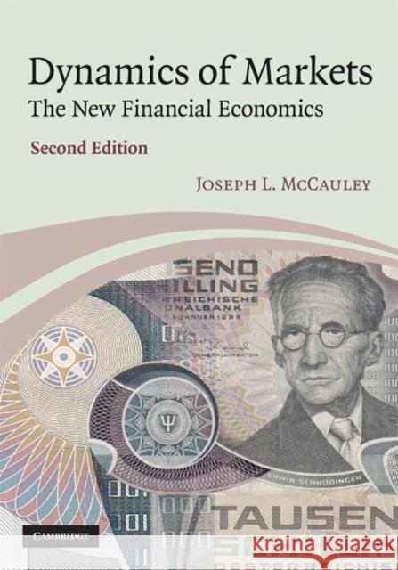 Dynamics of Markets: The New Financial Economics