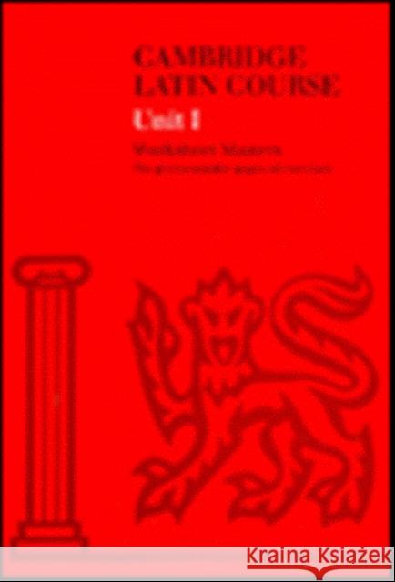 Cambridge Latin Course 4th Edition Book 1 Worksheet Masters