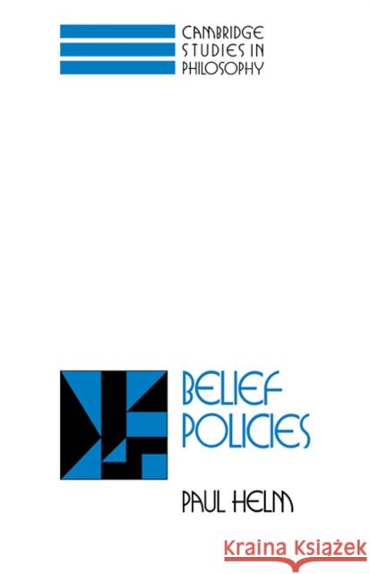 Belief Policies