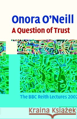 A Question of Trust