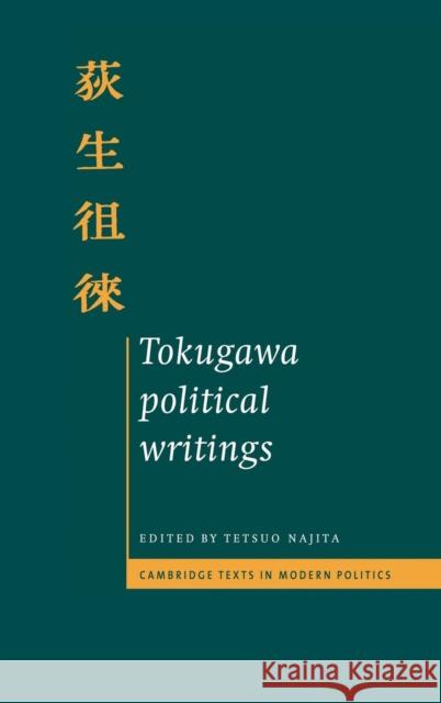 Tokugawa Political Writings