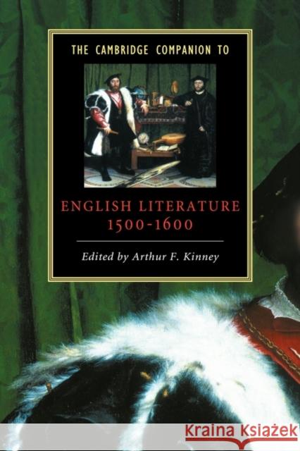 The Cambridge Companion to English Literature, 1500 1600