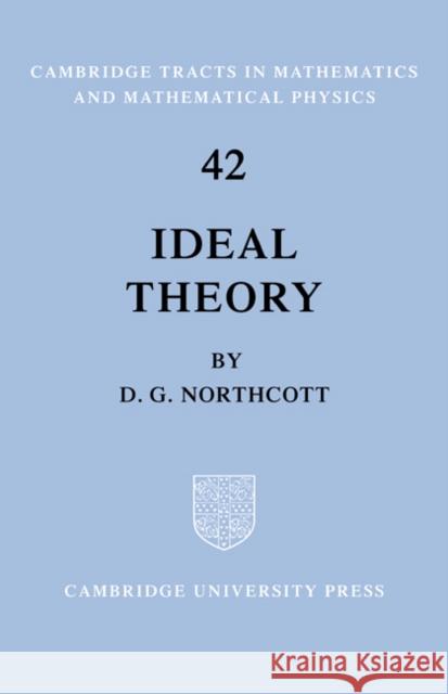 Ideal Theory