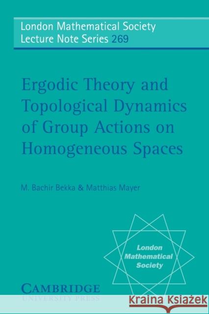 Ergodic Theory and Topological Dynamics of Group Actions on Homogeneous Spaces