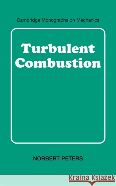 Turbulent Combustion