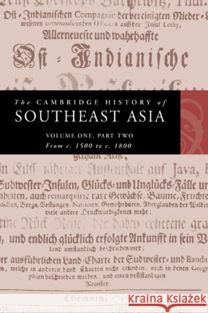 The Cambridge History of Southeast Asia