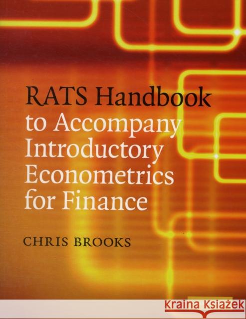 Rats Handbook to Accompany Introductory Econometrics for Finance