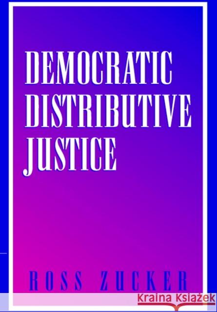 Democratic Distributive Justice