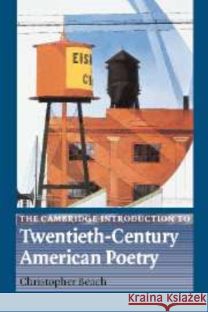 The Cambridge Introduction to Twentieth-Century American Poetry