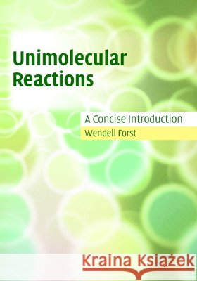 Unimolecular Reactions: A Concise Introduction