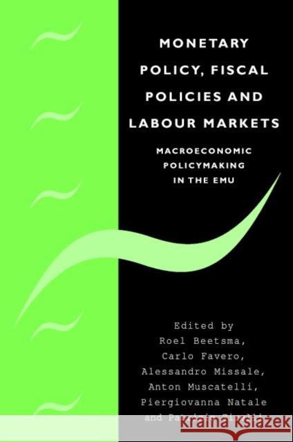 Monetary Policy, Fiscal Policies and Labour Markets: Macroeconomic Policymaking in the EMU