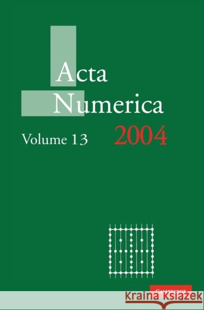 ACTA Numerica 2004: Volume 13