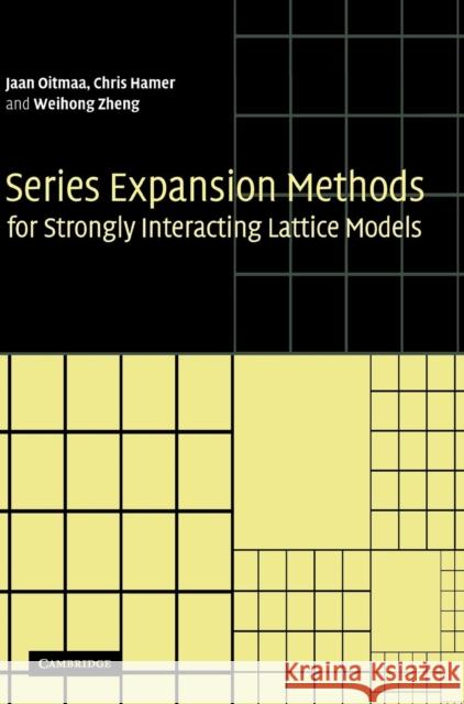 Series Expansion Methods for Strongly Interacting Lattice Models