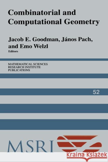 Combinatorial and Computational Geometry