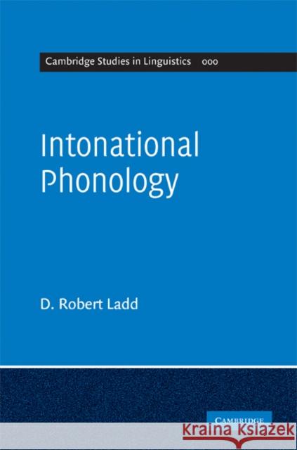 Intonational Phonology