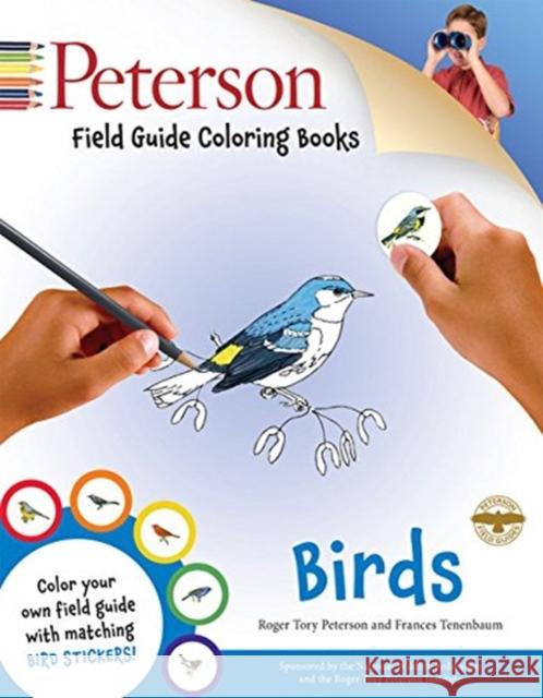 Peterson Field Guide Coloring Books: Birds: A Coloring Book [With Sticker(s)]