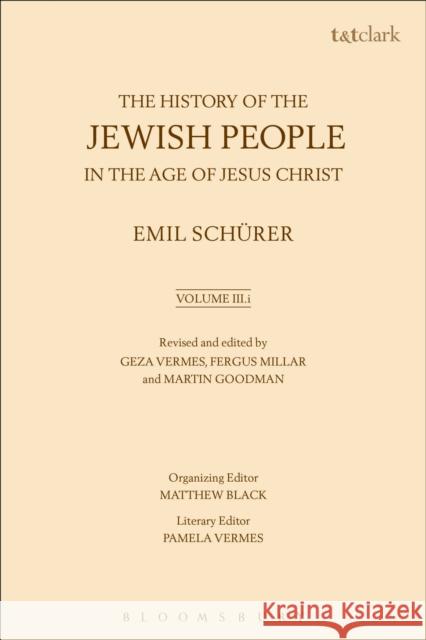 The History of the Jewish People in the Age of Jesus Christ: Volume 3.i