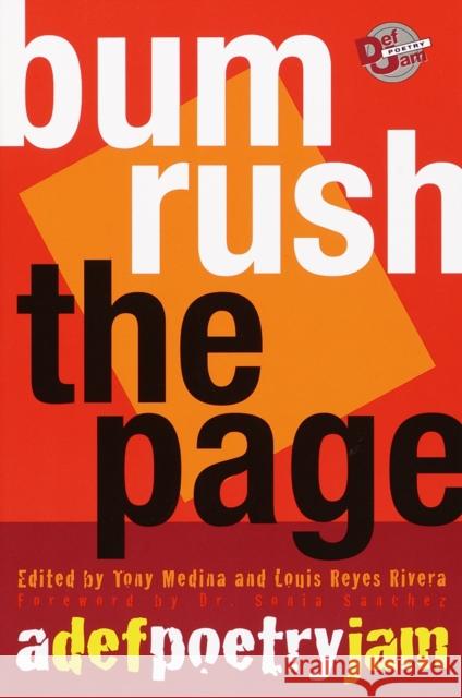 Bum Rush the Page: A Def Poetry Jam