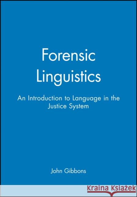 Forensic Linguistics