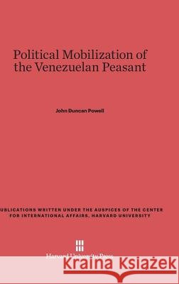 Political Mobilization of the Venezuelan Peasant