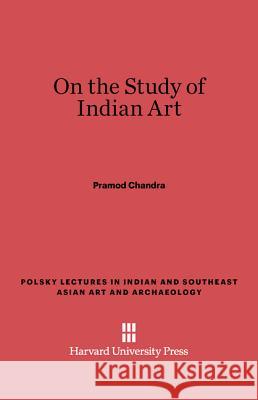 On the Study of Indian Art