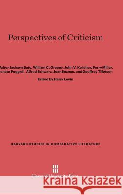 Perspectives of Criticism