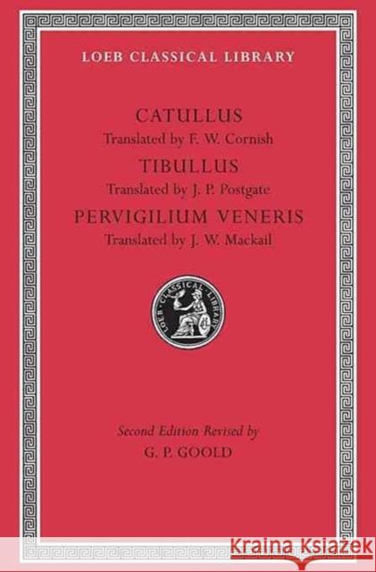 Catullus. Tibullus. Pervigilium Veneris