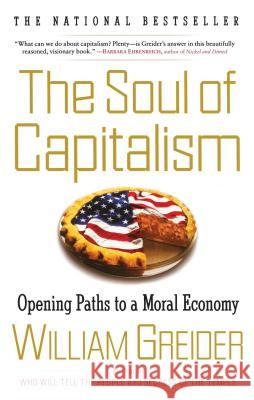 Soul of Capitalism: Opening Paths to a Moral Economy