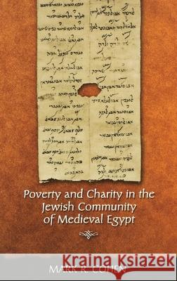 Poverty and Charity in the Jewish Community of Medieval Egypt