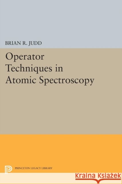 Operator Techniques in Atomic Spectroscopy