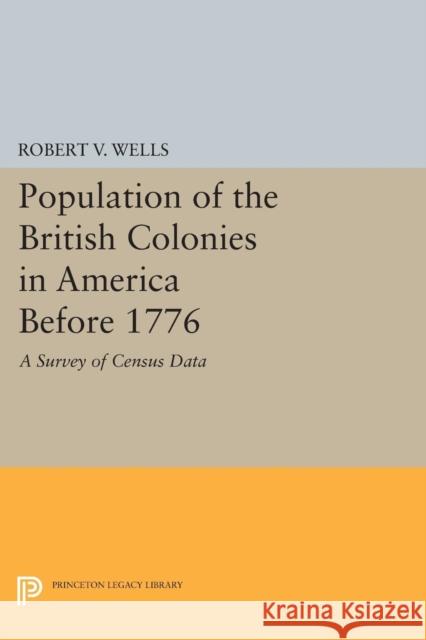 Population of the British Colonies in America Before 1776: A Survey of Census Data