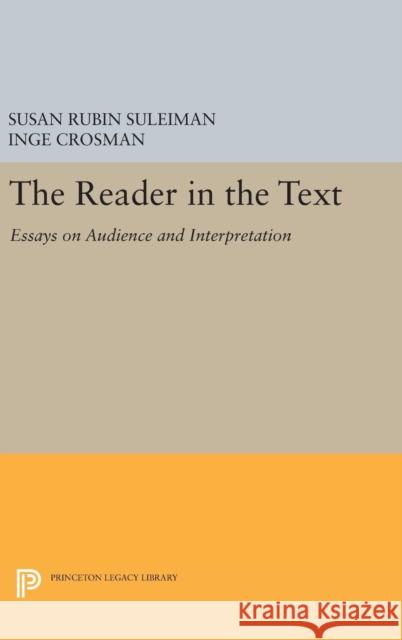 The Reader in the Text: Essays on Audience and Interpretation