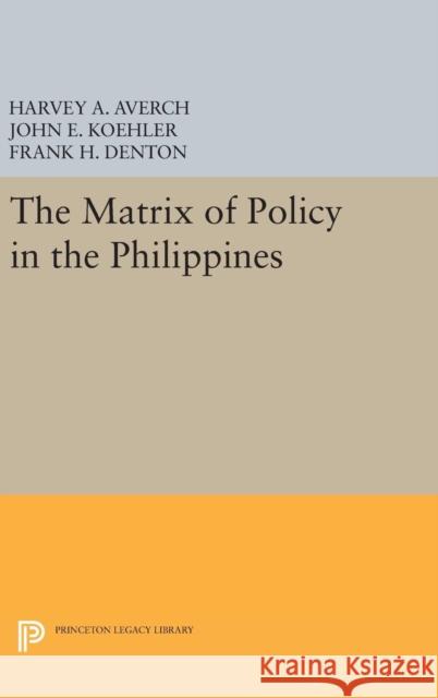 The Matrix of Policy in the Philippines