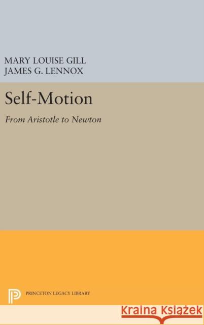 Self-Motion: From Aristotle to Newton