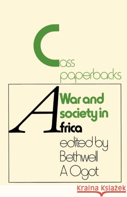 War and Society in Africa