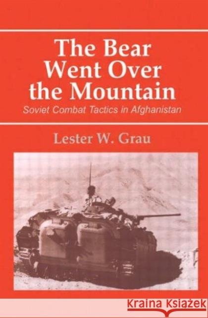 The Bear Went Over the Mountain: Soviet Combat Tactics in Afghanistan